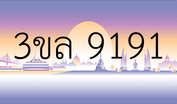3ขล 9191